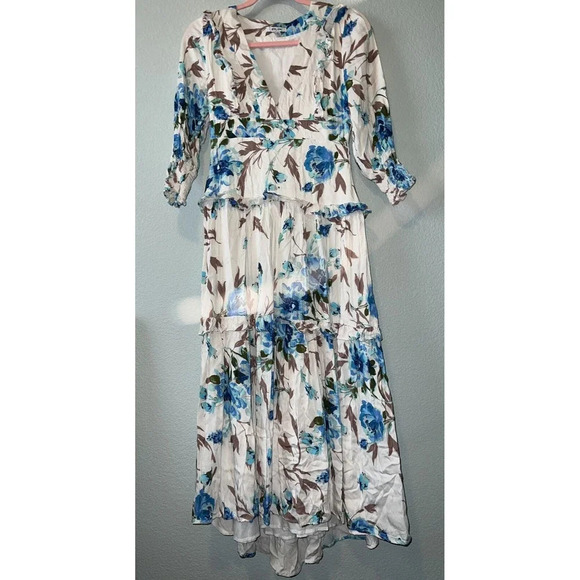Btfl-life Dresses & Skirts - BTFL-Life Dress Size XS Blue White Floral Dainty Coquette